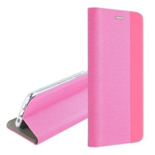 Gigapack Apple iPhone 16 Plus textil mintás fliptok rózsaszín (GP-160255) (GP-160255) tok és táska