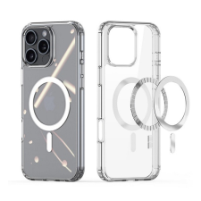 Gigapack Apple iPhone 16 Pro szilikon telefonvédő (ütésállóság, magsafe) átlátszó tok és táska