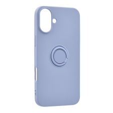 Gigapack Apple iPhone 16 szilikon telefonvédő (tartógyűrű, mikrofiber plüss belső, mágneses, kameravédő) lila mobiltelefon kellék