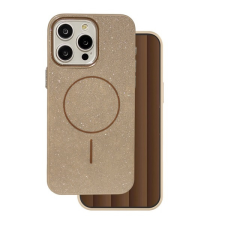 Gigapack Apple iPhone 17 szilikon telefonvédő (műanyag hátlap, kameravédő, magsafe, csillogó) barna tok és táska