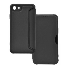 Gigapack Apple iPhone SE 3 (2022) karbon mintás fliptok fekete (GP-129181) tok és táska