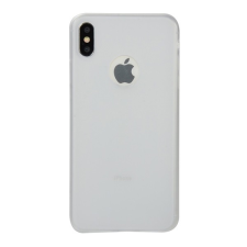 Gigapack Apple iPhone XS Max szilikon telefonvédő (matt, logo kivágás, fehér) tok és táska