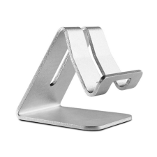 Gigapack Asztali állvány (alumínium, 75x63x75mm) ezüst gp-77272 mobiltelefon kellék