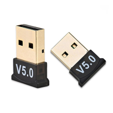 Gigapack Bluetooth adapter sztereo (v5.0, usb 2.0, mini) fekete gp-97499 kábel és adapter