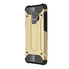 Gigapack Defender műanyag telefonvédő (közepesen ütésálló, légpárnás sarok, szilikon belső, fémhatás) ARANY [Samsung Galaxy S9 (SM-G960)] tok és táska