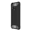 Gigapack Defender műanyag telefonvédő (közepesen ütésálló, légpárnás sarok, szilikon belső, fémhatás) FEKETE Huawei P Smart (2020)