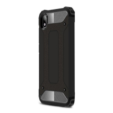 Gigapack Defender műanyag telefonvédő (közepesen ütésálló, légpárnás sarok, szilikon belső, fémhatás) FEKETE [Xiaomi Redmi 7A] tok és táska