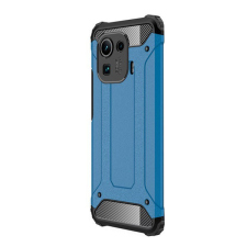Gigapack Defender műanyag telefonvédő (közepesen ütésálló, légpárnás sarok, szilikon belső, fémhatás) VILÁGOSKÉK [Xiaomi Mi 11 Pro 5G] tok és táska