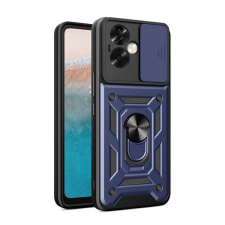 Gigapack Defender műanyag telefonvédő (ütésállóság, szilikon belső, tartógyűrű, kameravédő) SÖTÉTKÉK Oppo A79 5G tok és táska