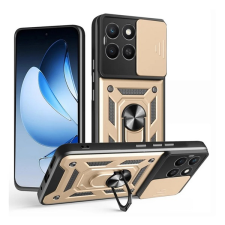 Gigapack Defender szilikon telefonvédő (ütésállóság, tartógyűrű, kameravédő) ARANY Honor X8c tok és táska