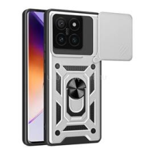 Gigapack Defender szilikon telefonvédő (ütésállóság, tartógyűrű, kameravédő) EZÜST (GP-162893) tok és táska