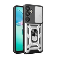 Gigapack Defender szilikon telefonvédő (ütésállóság, tartógyűrű, kameravédő) EZÜST (GP-182768) tok és táska