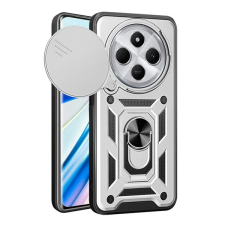 Gigapack Defender szilikon telefonvédő (ütésállóság, tartógyűrű, kameravédő) EZÜST Xiaomi Redmi 14C 4G tok és táska