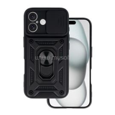 Gigapack Defender szilikon telefonvédő (ütésállóság, tartógyűrű, kameravédő) FEKETE (GP-159881) tok és táska