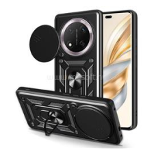 Gigapack Defender szilikon telefonvédő (ütésállóság, tartógyűrű, kameravédő) FEKETE (GP-166608) tok és táska