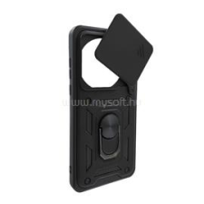 Gigapack Defender szilikon telefonvédő (ütésállóság, tartógyűrű, kameravédő) FEKETE (GP-172186) tok és táska