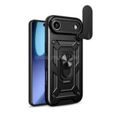 Gigapack Defender szilikon telefonvédő (ütésállóság, tartógyűrű, kameravédő) FEKETE (GP-173271) tok és táska