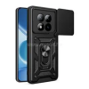 Gigapack Defender szilikon telefonvédő (ütésállóság, tartógyűrű, kameravédő) FEKETE (GP-180410)