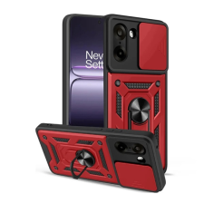 Gigapack Defender szilikon telefonvédő (ütésállóság, tartógyűrű, kameravédő) PIROS OnePlus Nord CE5 tok és táska