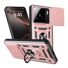 Gigapack Defender szilikon telefonvédő (ütésállóság, tartógyűrű, kameravédő) ROZÉARANY Xiaomi 15 tok és táska