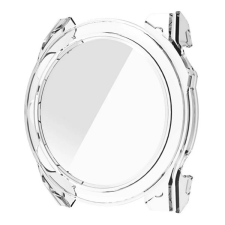 Gigapack Garmin Fenix 8 51mm műanyag keret (bumper, ütésállóság + kijelzővédő üveg) átlátszó okosóra kellék