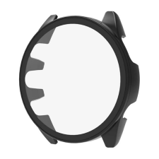 Gigapack Garmin Forerunner 165 Music műanyag keret (bumper, ütésállóság + kijelzővédő üveg) fekete okosóra kellék