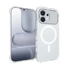 Gigapack Honor 600 szilikon telefonvédő (ütésállóság, légpárnás sarok, magsafe) átlátszó tok és táska