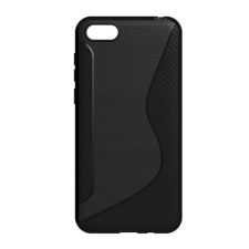 Gigapack Honor 7S szilikon telefonvédő (S-line, karbon minta, fekete) tok és táska