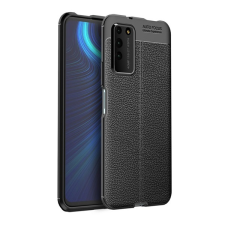 Gigapack Honor X10 szilikon telefonvédő (közepesen ütésálló, varrás minta) fekete tok és táska