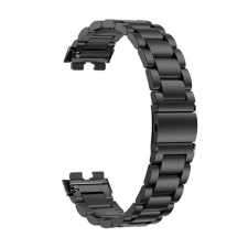 Gigapack Huawei Band 8, 20mm fém pótszíj fekete (GP-150421) (GP-150421) okosóra kellék