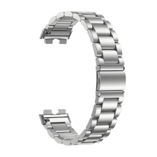 Gigapack Huawei Band 8 pótszíj (egyedi méret, 20mm, fém) ezüst okosóra kellék