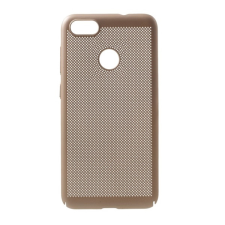 Gigapack Huawei P9 Lite Mini műanyag telefonvédő (gumírozott, lyukacsos minta) arany tok és táska