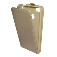 Gigapack Huawei P9 Lite Mini tok álló (Flip, lefelé nyíló, szilikon tartó) arany tok és táska