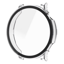 Gigapack Huawei Watch GT 5 46mm műanyag keret (bumper, ütésállóság + kijelzővédő üveg) átlátszó okosóra kellék