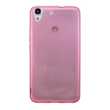 Gigapack Huawei Y6 szilikon telefonvédő FÉNYES rózsaszín tok és táska