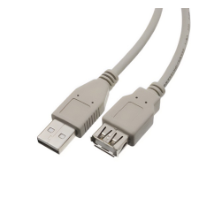 Gigapack Kábel hosszabbító (usb 2.0 - usb 2.0, 180cm, törésgátló) szürke gp-33045 kábel és adapter