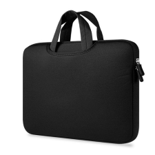 Gigapack LAPTOP / NOTEBOOK táska (univerzális, 14" készülékekhez, karcolásmentesítő belső) FEKETE számítógéptáska