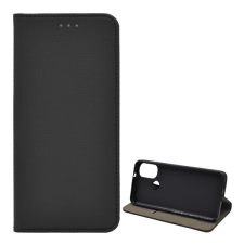 Gigapack Motorola Moto E40 (XT2159) tok álló (Flip, oldalra nyíló, rombusz minta) fekete tok és táska