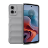Gigapack Motorola Moto G34 5G (XT-2363) szilikon telefonvédő (ütésállóság, kameravédő, 3d) világosszürke