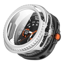 Gigapack Műanyag keret (BUMPER, ütésállóság + kijelzővédő üveg) EZÜST (GP-172052) okosóra kellék