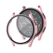 Gigapack Műanyag keret (BUMPER, ütésállóság + kijelzővédő üveg) ROZÉARANY (GP-162677) okosóra kellék