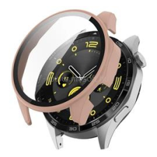 Gigapack Műanyag keret (BUMPER, ütésállóság + kijelzővédő üveg) RÓZSASZÍN (GP-158361) okosóra kellék