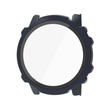 Gigapack Műanyag keret (BUMPER, ütésállóság + kijelzővédő üveg) SÖTÉTKÉK Amazfit Falcon okosóra kellék