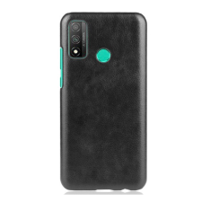 Gigapack Műanyag telefonvédő (bőr hatású) FEKETE [Huawei P Smart (2020)] (5996591018652) mobiltelefon kellék