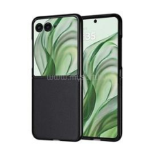 Gigapack Műanyag telefonvédő (bőr hatású hátlap) FEKETE (GP-162703) tok és táska