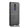 Gigapack Műanyag telefonvédő (bőr hatású, krokodilbőr minta) FEKETE (GP-86113)