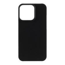 Gigapack Műanyag telefonvédő (gumírozott) FEKETE [Apple iPhone 13 Pro] (5996591097909) tok és táska