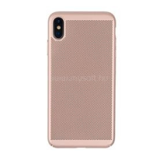 Gigapack Műanyag telefonvédő (gumírozott, lyukacsos) ARANY (GP-81108) tok és táska