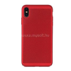 Gigapack Műanyag telefonvédő (gumírozott, lyukacsos) PIROS (GP-81112)