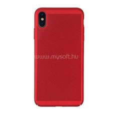 Gigapack Műanyag telefonvédő (gumírozott, lyukacsos) PIROS (GP-81112) tok és táska